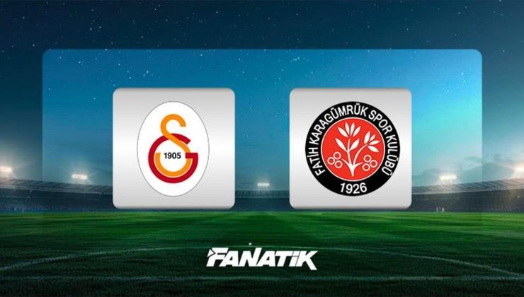 Galatasaray-Fatih Karagümrük maçı ne zaman, saat kaçta, hangi kanalda canlı yayınlanacak? (Trendyol Süper Lig)